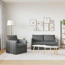 Sofa Sæt 2 pcs Mørkegrå 156 x 82 x 85 cm Stof