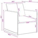 Sofa Sæt 2 pcs Mørkegrå 156 x 82 x 85 cm Stof