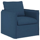 Sofa Sæt 2 pcs Blå 156 x 82 x 85 cm Stof