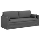 Sofa Sæt 2 pcs Mørkegrå 198 x 78 x 80 cm Stof