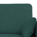 Sofa Sæt 2 pcs Mørkegrøn 198 x 78 x 80 cm Stof