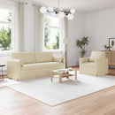 Sofa Sæt 2 pcs Creme 198 x 78 x 80 cm Stof