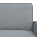 Sofa Sæt 2 pcs Lysegrå 222 x 80 x 82 cm Stof