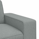 Sofa Sæt 2 pcs Lysegrå 222 x 80 x 82 cm Stof