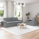 Sofa Sæt 2 pcs Lysegrå 222 x 80 x 82 cm Stof