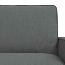 Sofa Sæt 2 pcs Mørkegrå 222 x 80 x 82 cm Stof