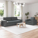 Sofa Sæt 2 pcs Mørkegrå 222 x 80 x 82 cm Stof