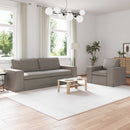 Sofa Sæt 2 pcs Gråbrun 222 x 80 x 82 cm Stof