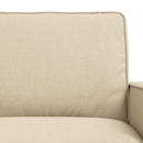 Sofa Sæt 2 pcs Creme 222 x 80 x 82 cm Stof