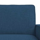 Sofa Sæt 2 pcs Blå 222 x 80 x 82 cm Stof