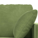 Sofa Sæt 2 pcs Lys grøn 198 x 78 x 80 cm Fløjl