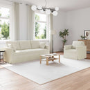 Sofa Sæt 2 pcs Creme 198 x 78 x 80 cm Fløjl