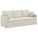 Sofa Sæt 2 pcs Creme 198 x 78 x 80 cm Fløjl