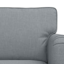 Sofa Sæt 2 pcs Lysegrå 201 x 80 x 85 cm Stof