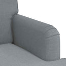 Sofa Sæt 2 pcs Lysegrå 201 x 80 x 85 cm Stof