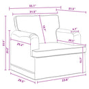 Sofa Sæt 2 pcs Mørkegrå 201 x 80 x 85 cm Stof