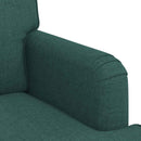Sofa Sæt 2 pcs Mørkegrøn 201 x 80 x 85 cm Stof