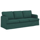 Sofa Sæt 2 pcs Mørkegrøn 201 x 80 x 85 cm Stof