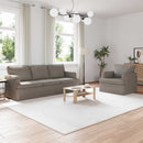 Sofa Sæt 2 pcs Gråbrun 201 x 80 x 85 cm Stof