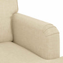 Sofa Sæt 2 pcs Creme 201 x 80 x 85 cm Stof