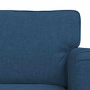 Sofa Sæt 2 pcs Blå 201 x 80 x 85 cm Stof