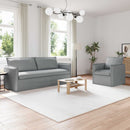Sofa Sæt 2 pcs Lysegrå 196 x 82 x 85 cm Stof