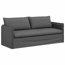 Sofa Sæt 2 pcs Mørkegrå 196 x 82 x 85 cm Stof