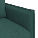 Sofa Sæt 2 pcs Mørkegrøn 196 x 82 x 85 cm Stof