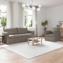 Sofa Sæt 2 pcs Gråbrun 196 x 82 x 85 cm Stof