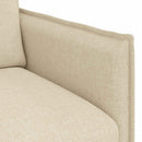 Sofa Sæt 2 pcs Cremefarvet 196 x 82 x 85 cm Stof