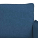 Sofa Sæt 2 pcs Blå 196 x 82 x 85 cm Stof