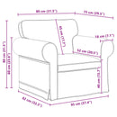 Sofa Sæt 2 pcs Lysegrå 245 x 82 x 80 cm Stof