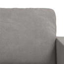 Sofa Sæt 2 pcs Lysegrå 228 x 78 x 80 cm Fløjl