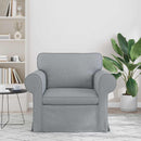 Sofa Lysegrå 95 x 82 x 80 cm Stof