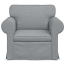 Sofa Lysegrå 95 x 82 x 80 cm Stof