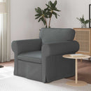 Sofa Mørkegrå 95 x 82 x 80 cm Stof