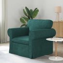 Sofa Mørkegrøn 95 x 82 x 80 cm Stof