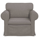 Sofa Gråbrun 95 x 82 x 80 cm Stof