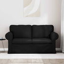 Sofa Sort 155 x 82 x 80 cm Stof