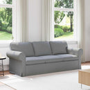 Sofa Lysegrå 215 x 82 x 80 cm Stof