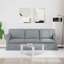 Sofa Lysegrå 215 x 82 x 80 cm Stof