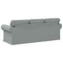 Sofa Lysegrå 215 x 82 x 80 cm Stof