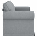 Sofa Lysegrå 215 x 82 x 80 cm Stof