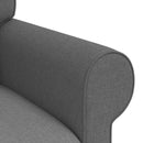 Sofa Mørkegrå 215 x 82 x 80 cm Stof