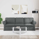 Sofa Mørkegrå 215 x 82 x 80 cm Stof
