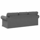 Sofa Mørkegrå 215 x 82 x 80 cm Stof