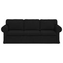 Sofa Sort 215 x 82 x 80 cm Stof