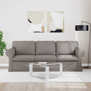 Sofa Gråbrun 215 x 82 x 80 cm Stof