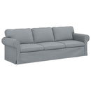 Sofa Lysegrå 245 x 82 x 80 cm Stof