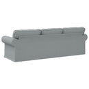 Sofa Lysegrå 245 x 82 x 80 cm Stof